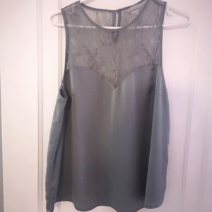 Women's teal lace blouse